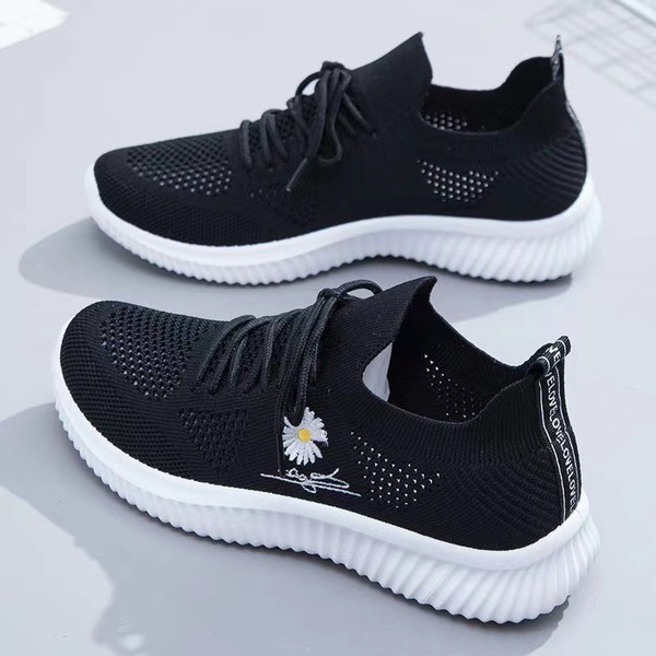 One-piece flying woven casual shoes fashion Sports women's shoes Korean style versatile shoes women's cross-border women's shoes - Image 4