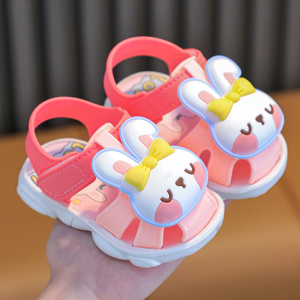 Girls' Sandals Summer 2024 New Korean Style Boys' Soft-soled 2-year-old 3-year-old Baby Waterproof Non-slip Children's Toddler Sandals