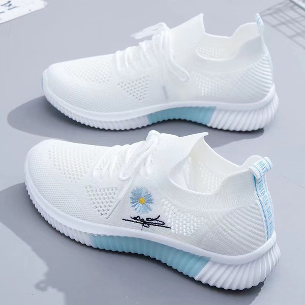 One-piece flying woven casual shoes fashion Sports women's shoes Korean style versatile shoes women's cross-border women's shoes - Image 2